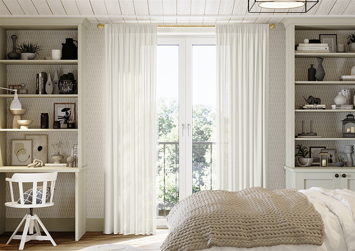 Pescara Voile, Snow White - Made to Measure Curtains - Image 3